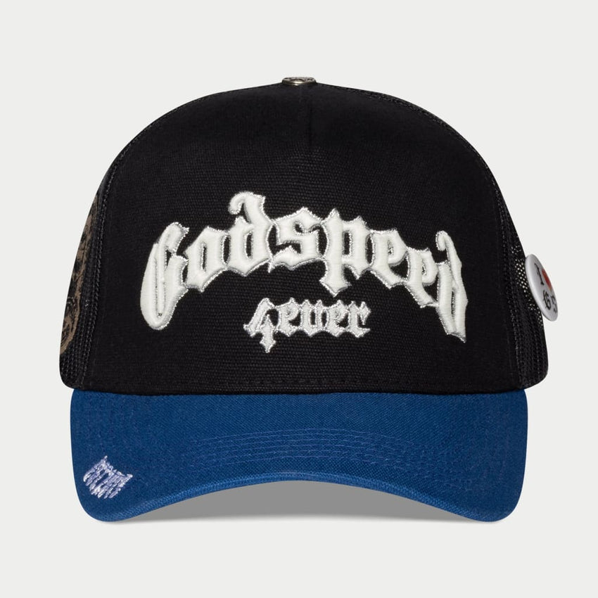 GS FOREVER TRUCKER HAT (Black/Blue)