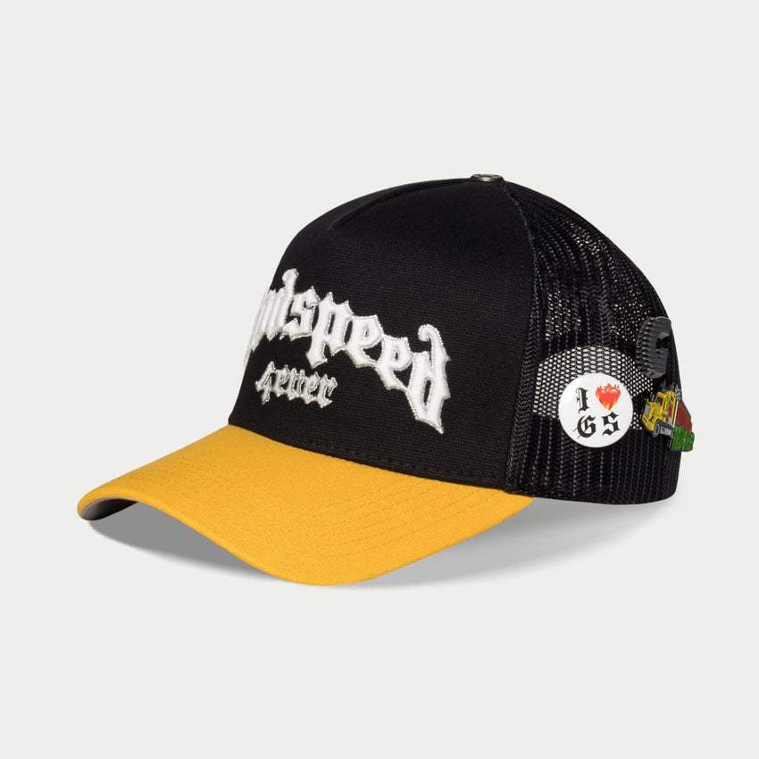 GS FOREVER TRUCKER HAT (Black/Yellow)