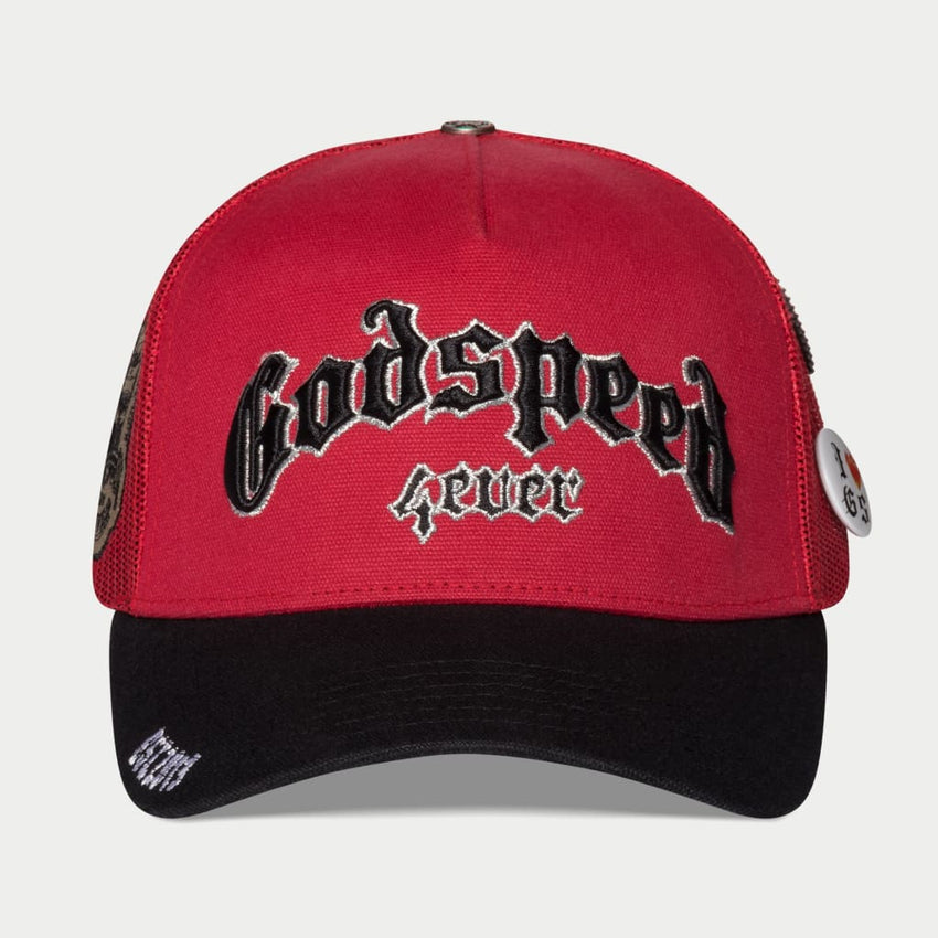 GS FOREVER TRUCKER HAT (Red/Black)