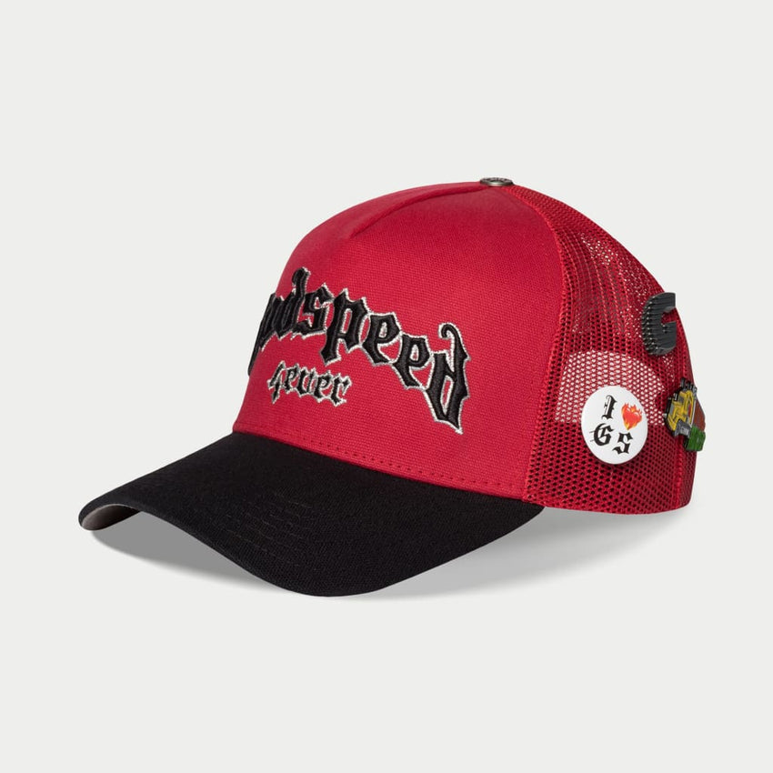 GS FOREVER TRUCKER HAT (Red/Black)