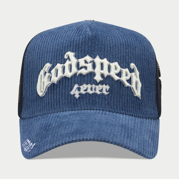 GS FOREVER TRUCKER HAT (NAVY CORDUROY)