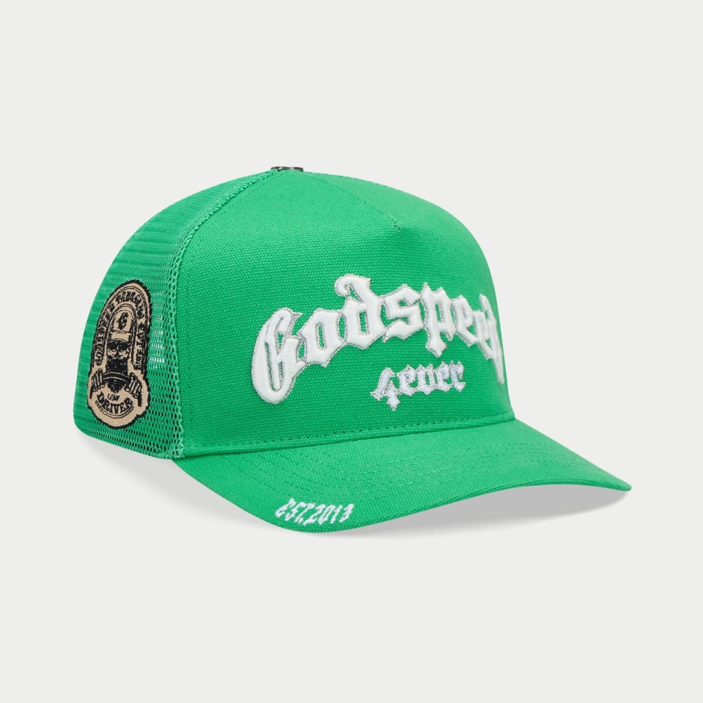 GODSPEED NEW YORK - GS FOREVER TRUCKER HAT (Shamrock)