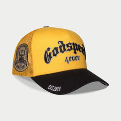 GODSPEED NEW YORK GS Forever Trucker Hat (Yellow/Black)