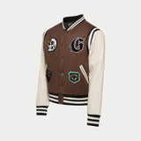 I.G.W.T Varsity Jacket (Brown/Cream) - Varsity Jacket