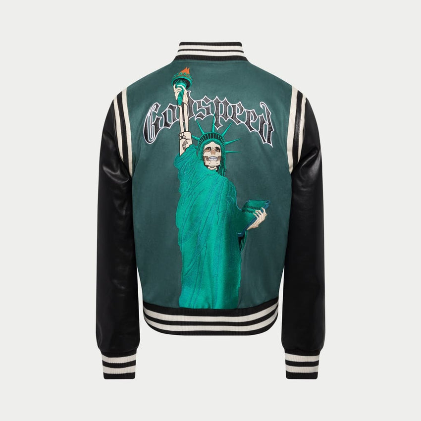 I.G.W.T Varsity Jacket (Green/Black) - Varsity Jacket