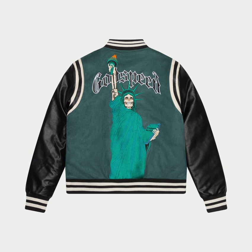I.G.W.T Varsity Jacket (Green/Black) - Varsity Jacket
