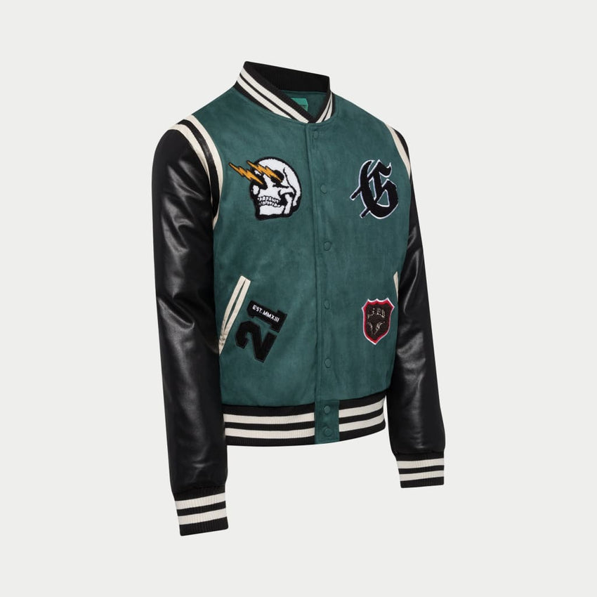 I.G.W.T Varsity Jacket (Green/Black) - Varsity Jacket