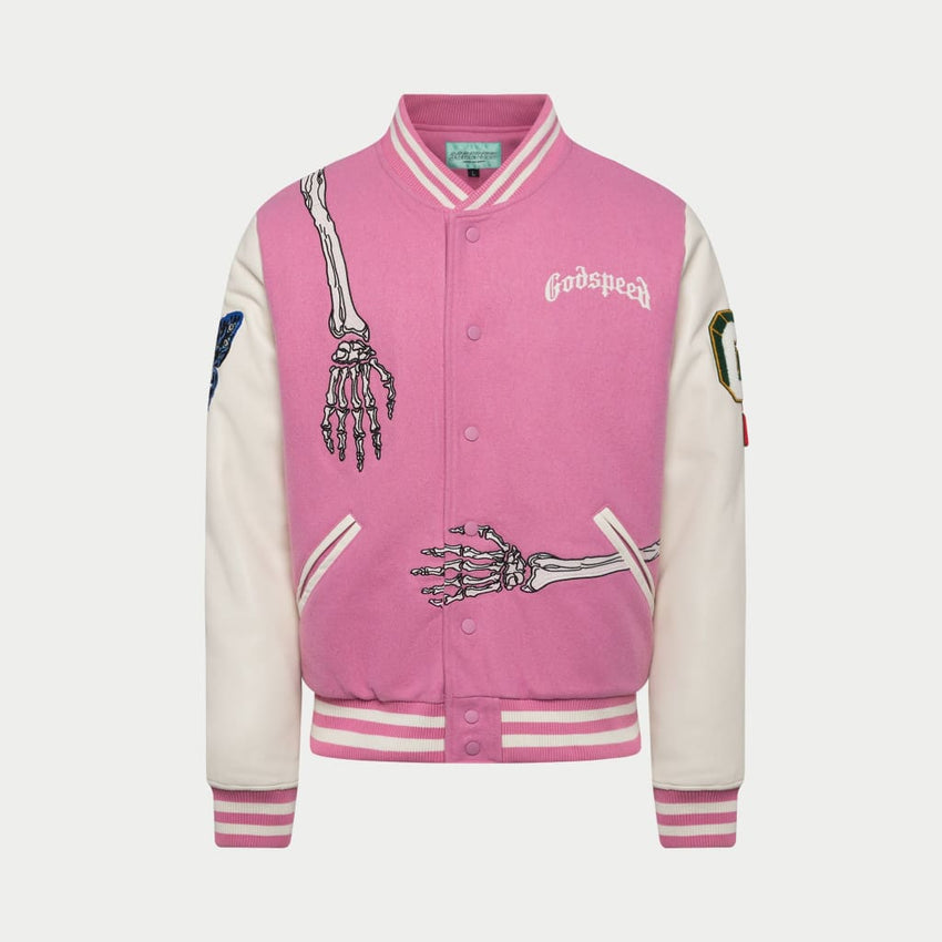R.O.D Varsity Jacket (PINK) - Varsity Jacket