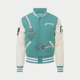 R.O.D Varsity Jacket (TEAL) - Varsity Jacket