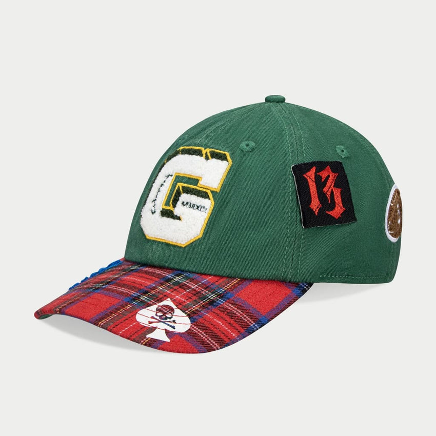 Rugby Home Team Dad Hat - GREEN - DENIM