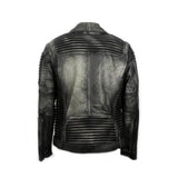 Stealth Moto Jacket ( Vintage Black ) LEATHER JACKET