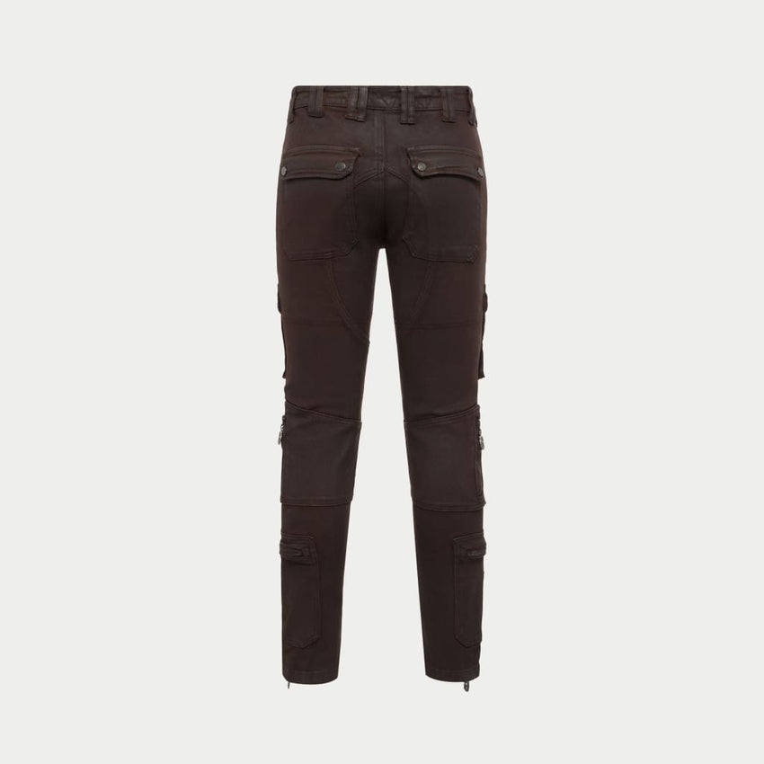 Wax Flare Premium Cargo Pants (Brown) - CARGO PANTS